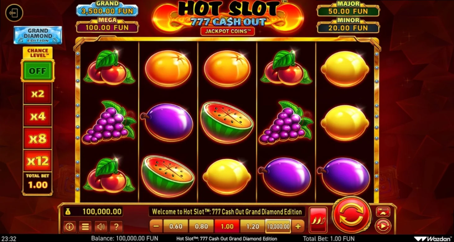 Hot Slot 777 Cash Out von Wazdan