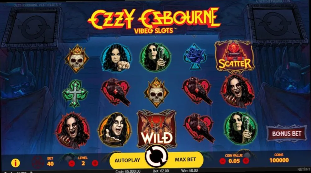 Ozzy Osbourne von NetEnt