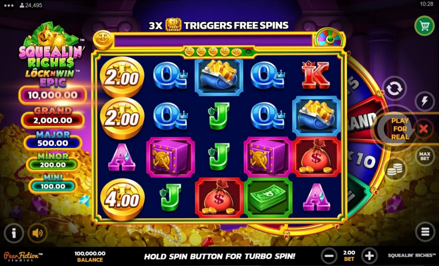 Squealin' Riches von Hacksaw Gaming